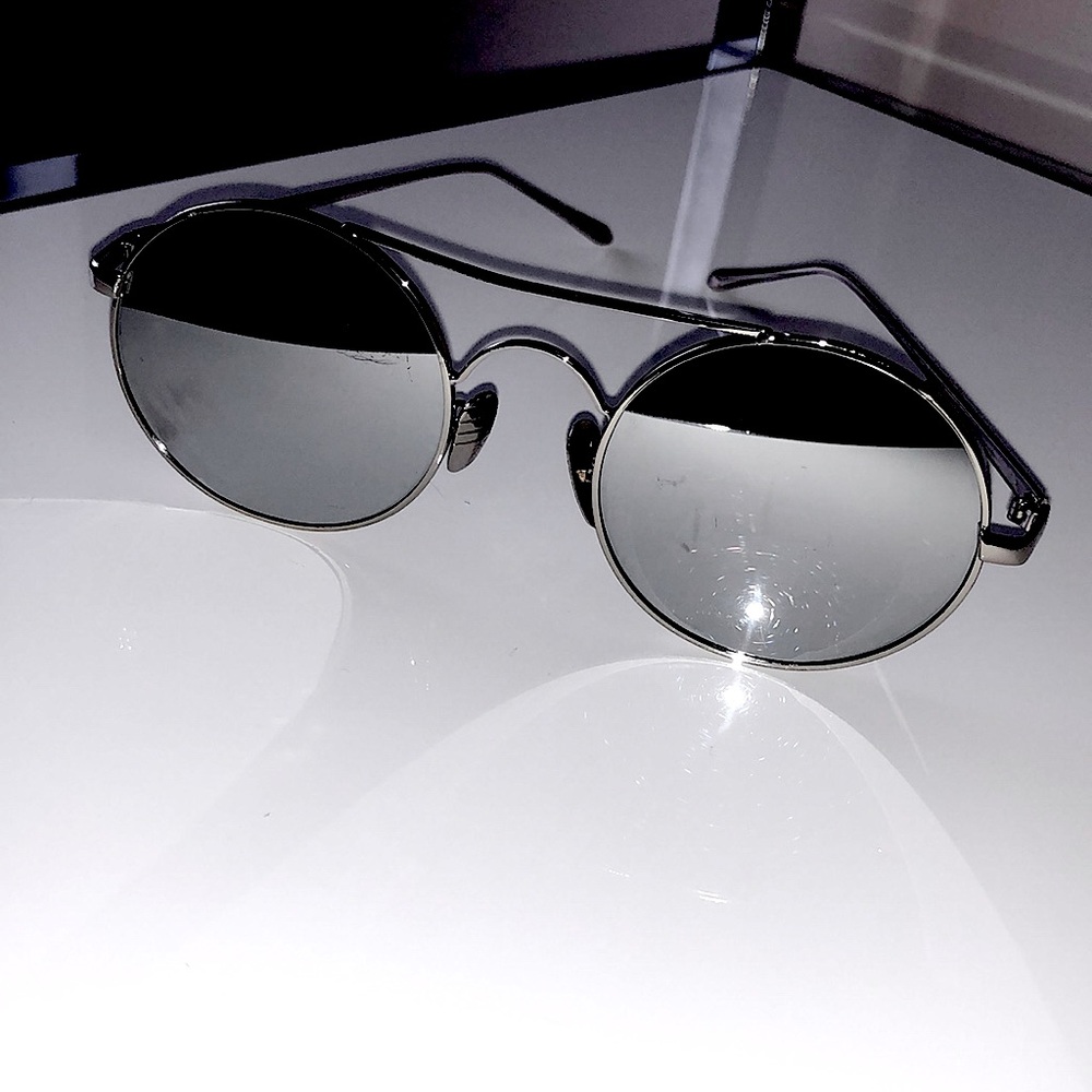 Silver Designer replica Sunglasses😎